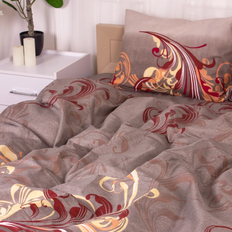 Комплект постільної білизни Мікрофібра принт 15-0366 Mercury - 2