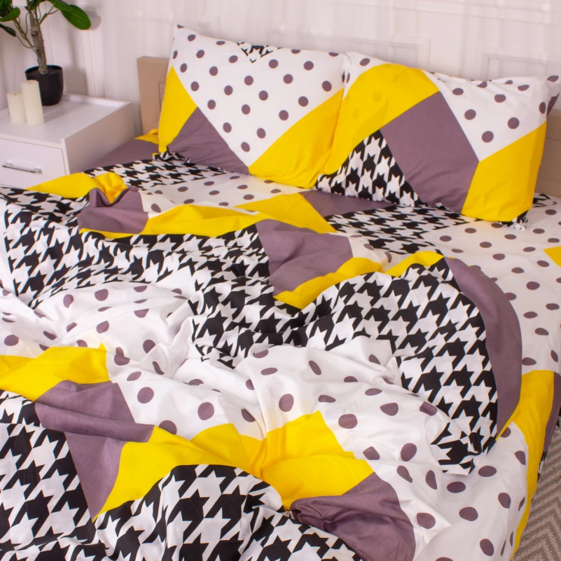 Комплект постельного белья Микрофибра принт 15-0356 Vulcan - 1