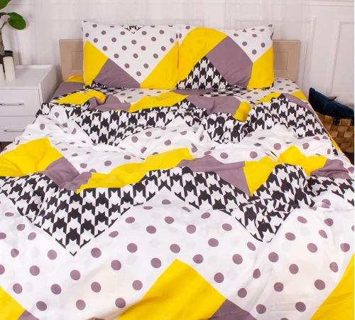 Комплект постельного белья Микрофибра принт 15-0356 Vulcan