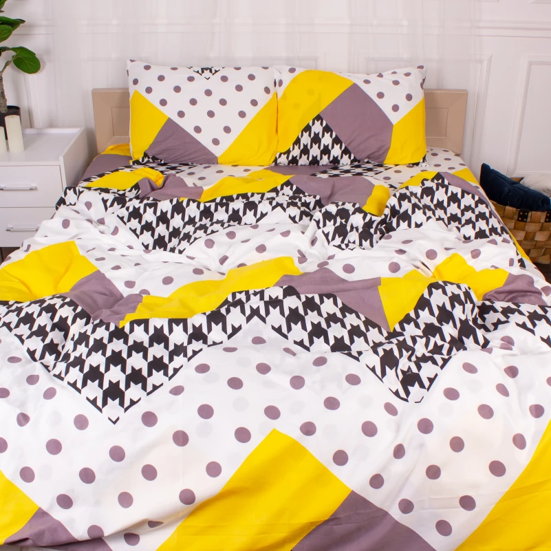 Комплект постельного белья Микрофибра принт 15-0356 Vulcan