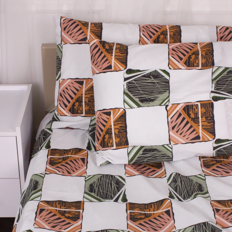 Комплект постельного белья Микрофибра принт 15-0372 Treviso - 4