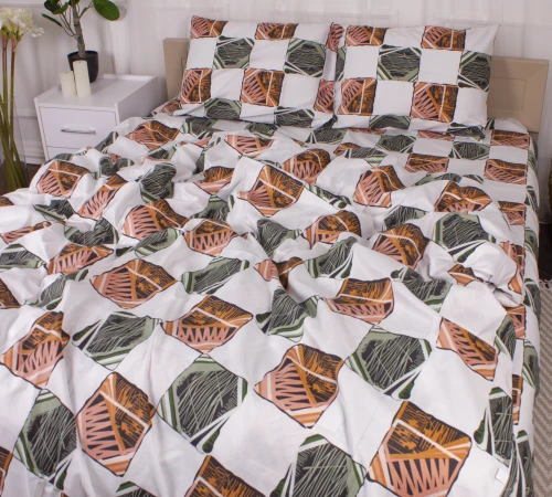 Комплект постельного белья Микрофибра принт 15-0372 Treviso - 2