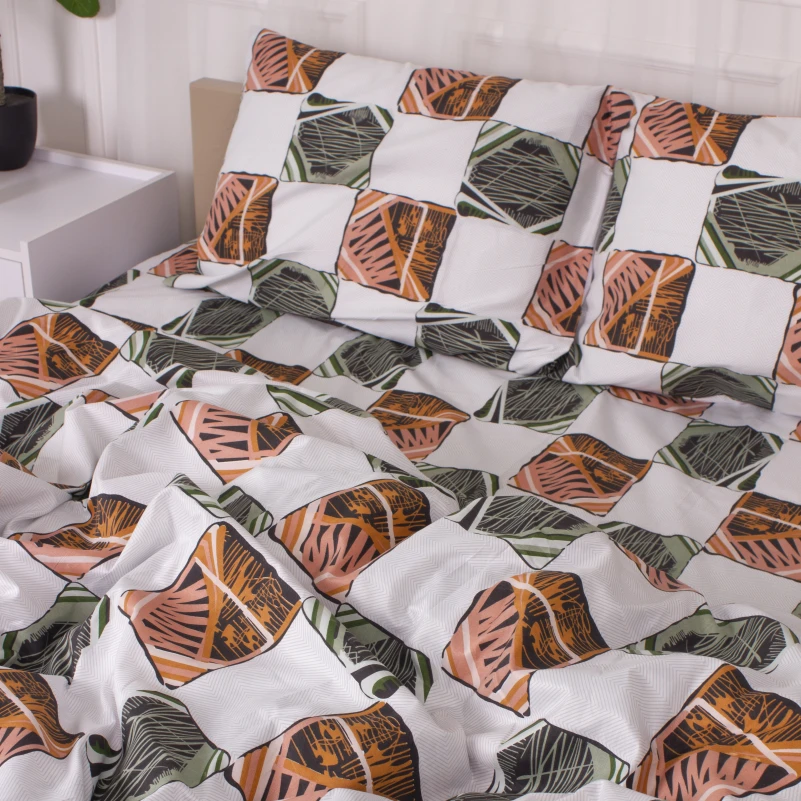 Комплект постельного белья Микрофибра принт 15-0372 Treviso - 3