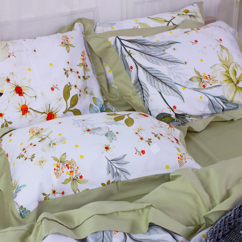 Комплект постільної білизни Сатин ELIT "Olimpio" - 4