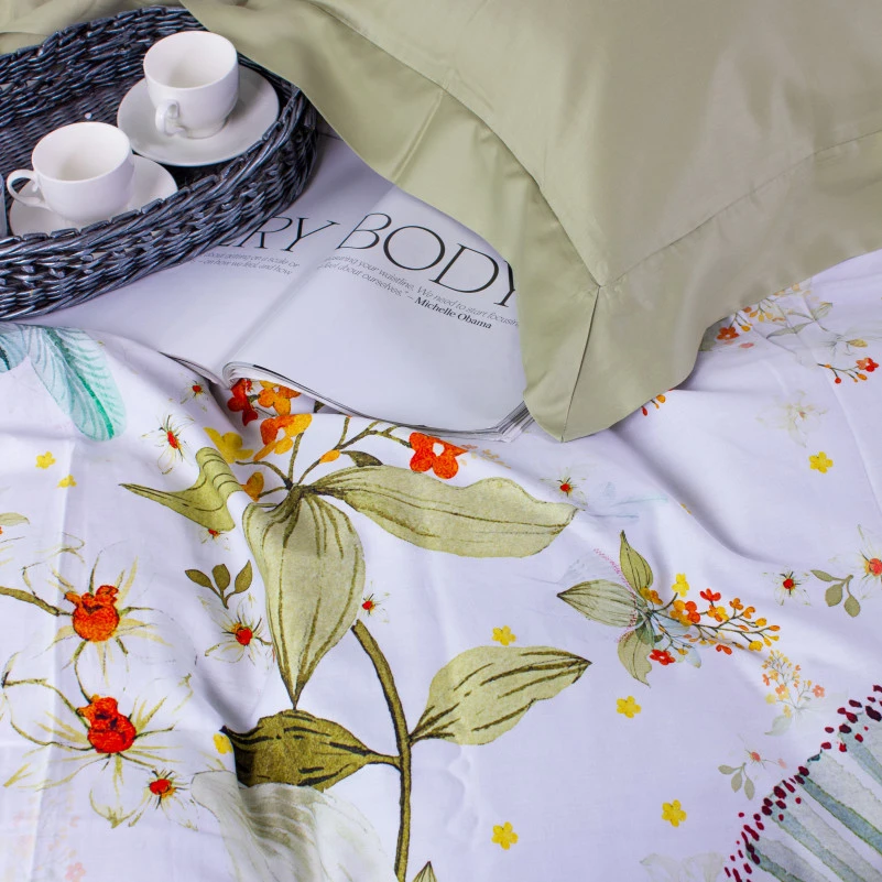 Комплект постільної білизни Сатин ELIT "Olimpio" - 6