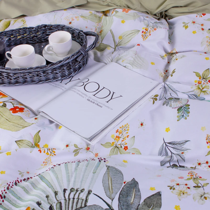 Комплект постільної білизни Сатин ELIT "Olimpio" - 8