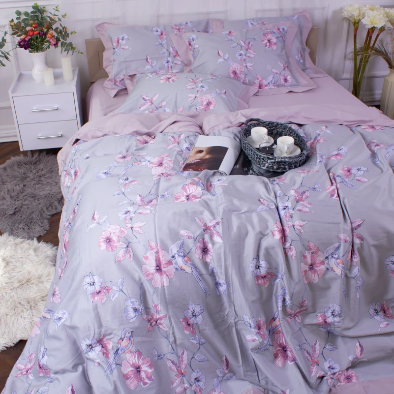 Комплект постільної білизни Сатин ELIT "Tiberia" - 2