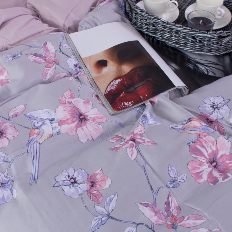 Комплект постільної білизни Сатин ELIT "Tiberia" - 7