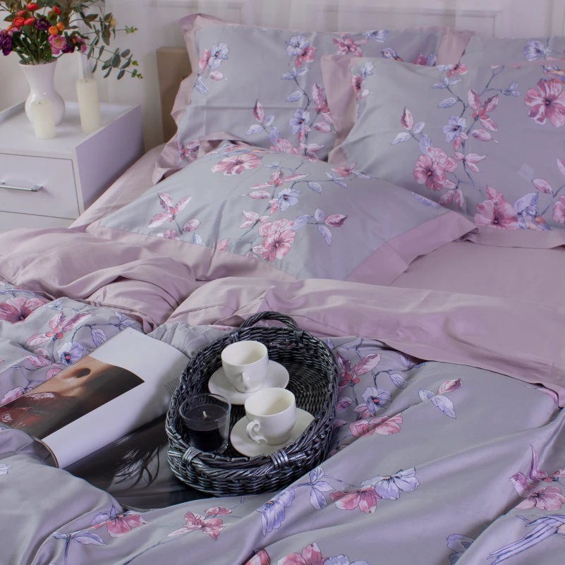 Комплект постільної білизни Сатин ELIT "Tiberia" - 9