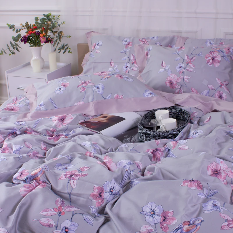 Комплект постільної білизни Сатин ELIT "Tiberia" - 12