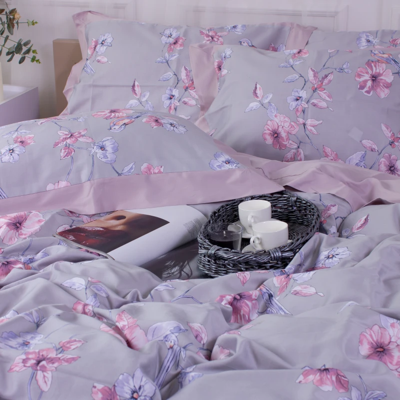 Комплект постільної білизни Сатин ELIT "Tiberia" - 13