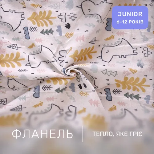 Комплект постельного белья JUNIOR Фланель 011 Dino - 2