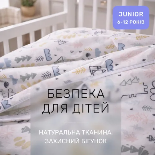 Комплект постельного белья JUNIOR Фланель 011 Dino - 3