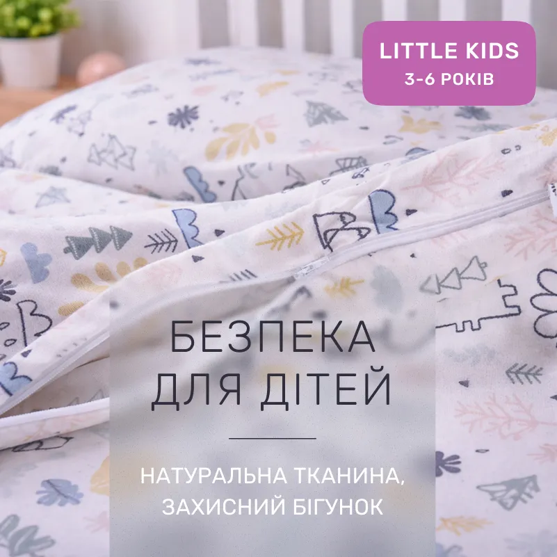 Комплект постельного белья LITTLE KIDS Фланель 011 Dino - 2