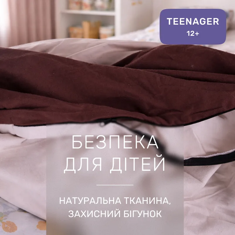 Комплект постельного белья TEENAGER Фланель 004-003 Cappuchino/Brown - 2