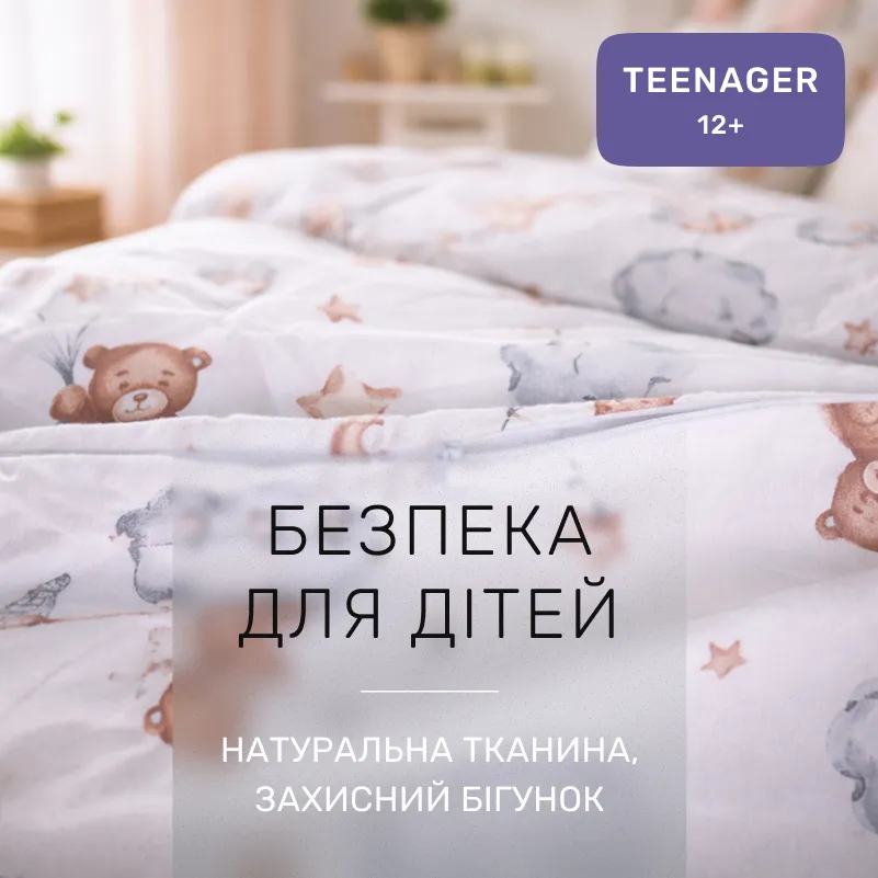 Комплект постельного белья TEENAGER Фланель 010 Teddy ballons - 2