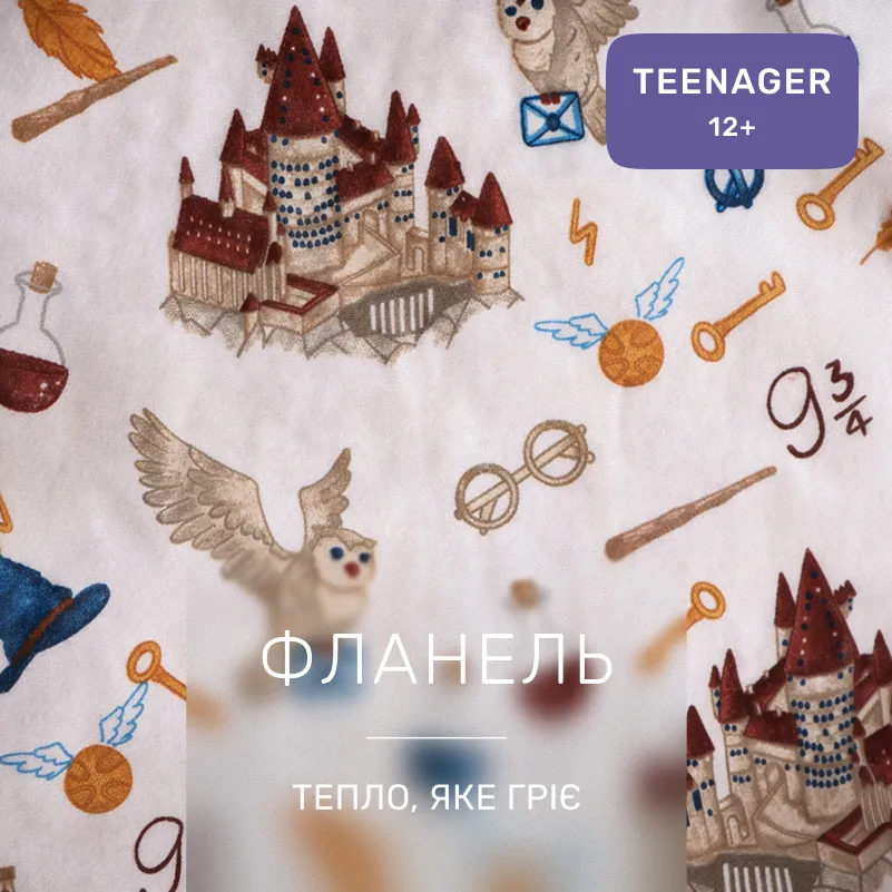 Комплект постельного белья TEENAGER Фланель 013 Harry Potter - 1