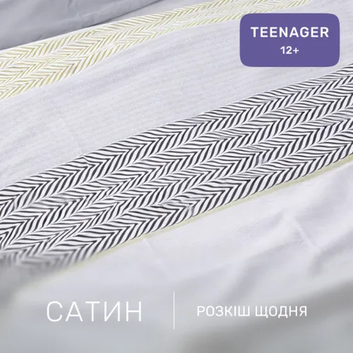 Комплект постельного белья Сатин TEENAGER 22-1415 Geometric comfort - 2