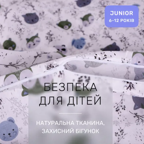 Комплект постельного белья Бязь JUNIOR 17-0933 Panda Friends - 3
