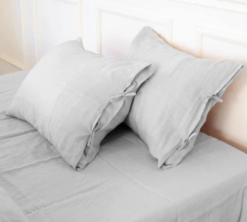 Простирадло на гумці Льон Natural Linen "Beatrice" - висота 25 см (дитячі 10 см)