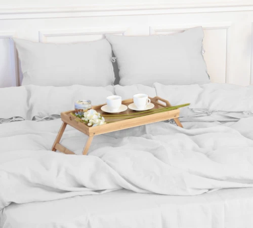 Комплект постільної білизни Льон Natural Linen "Winter flower"