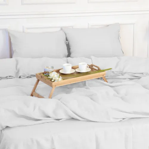 Комплект постільної білизни Льон Natural Linen "Winter flower"