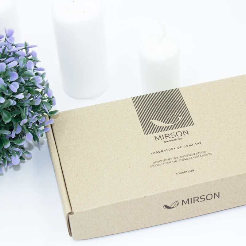 Простынь на резинке Лен Organic Natural Line "Bluebottle" - высота 25 см (детские 10 см) - 12