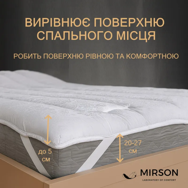 Наматрасник-топпер №2200 MedRest Ferrero White - 4