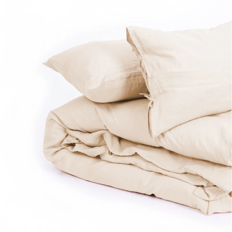 Комплект постільної білизни Льон Natural Linen "Amalia" - 8