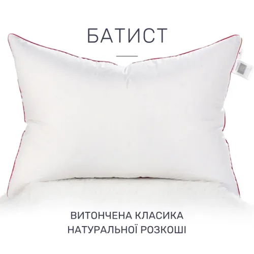 Подушка бавовняна DeLuxe №1460 бавовна батист - 3