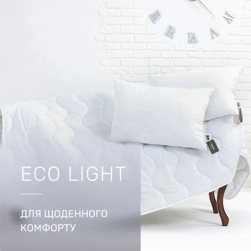 Набор антиалергенных подушек Eco Light White №1603 3M TM Thinsulate TM микросатин - 2