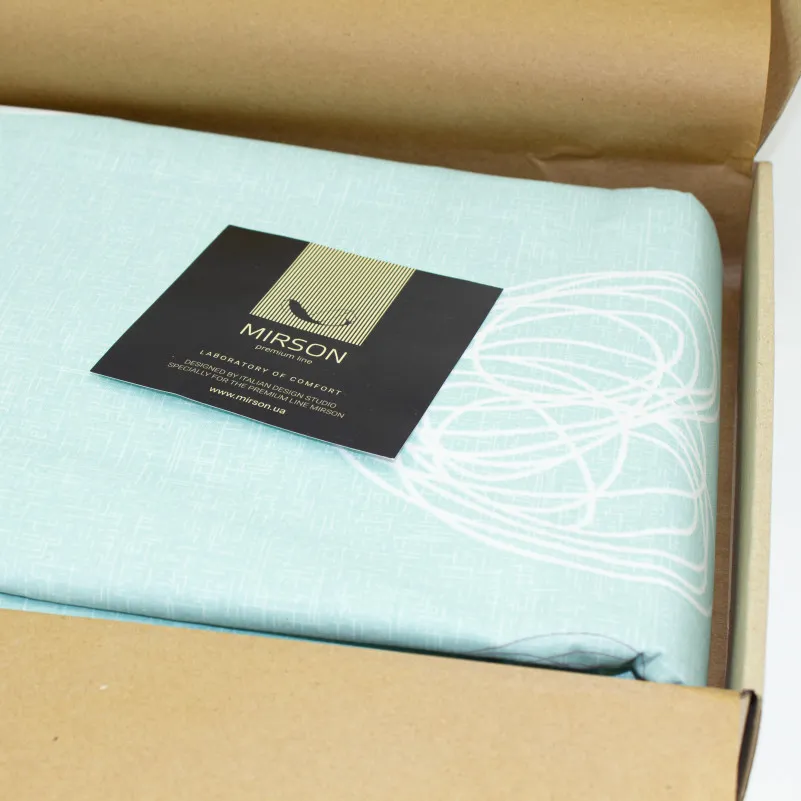 Простынь MirSon Ranforce Elite 19-0809 Lun - 6