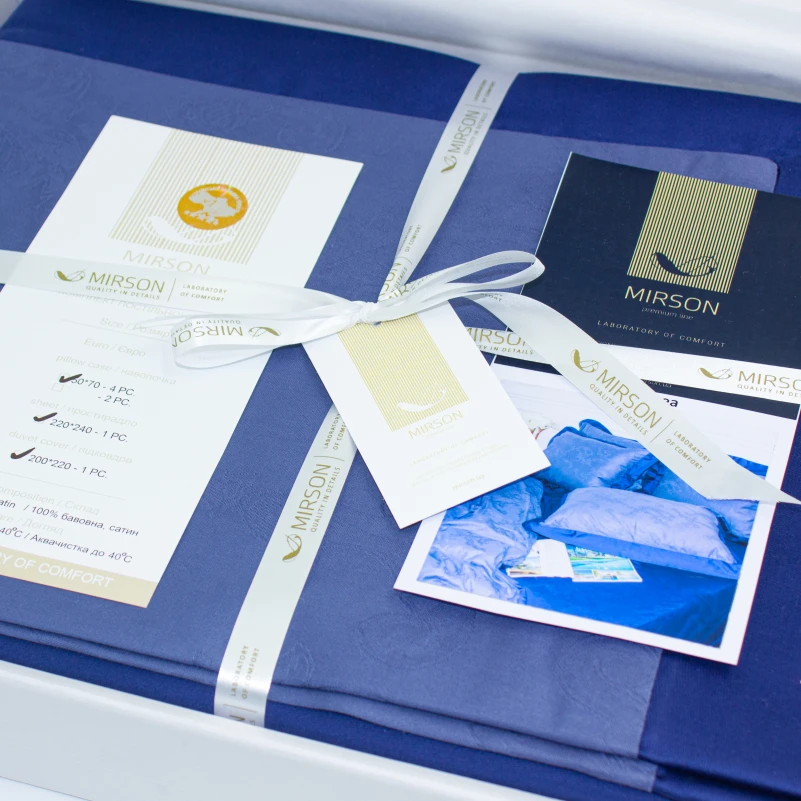 Комплект постільної білизни Сатин ELIT "Raging sea" - 20