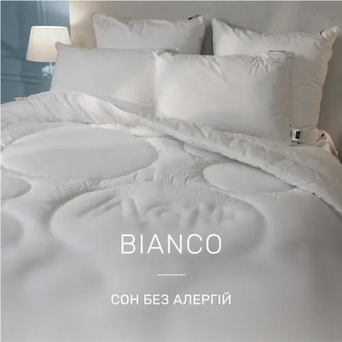 Набір антиалергенний №9595 "BIANCO" EcoSilk (Ковдра + подушка) - 2