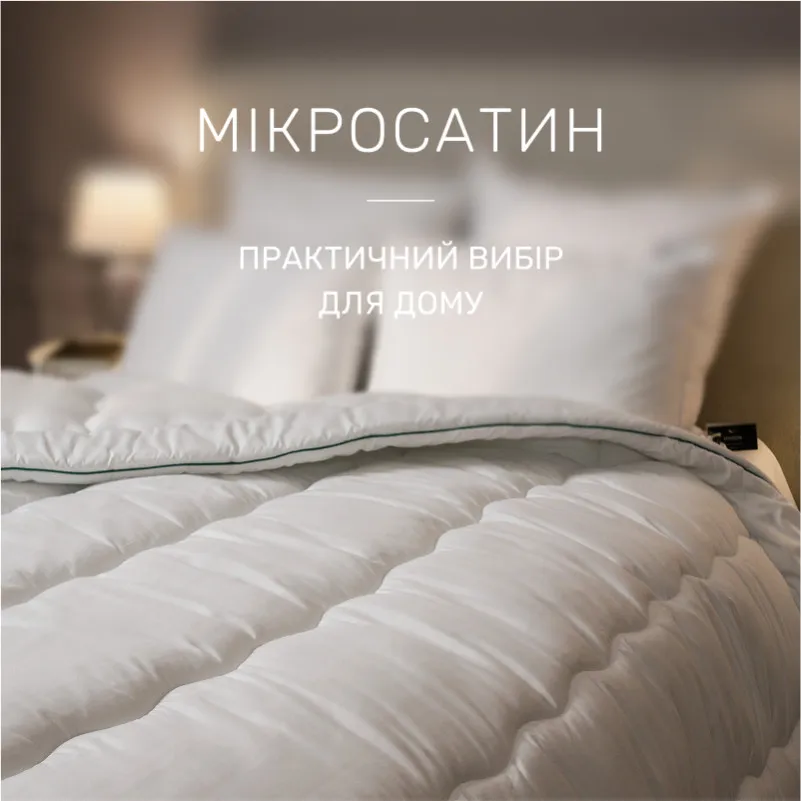 Набір антиалергенний №9598 "Eco Line Hand Made" EcoSilk Зима (Ковдра + подушка) - 2