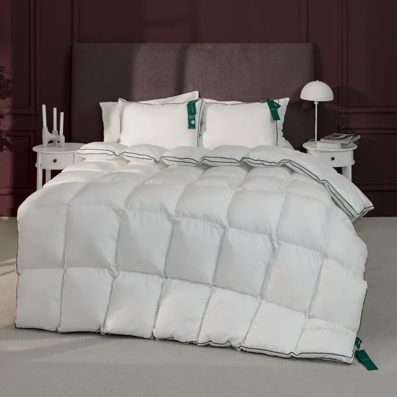 Набір пуховий №10004 "Imperial Delight" Зима (Ковдра + подушка)