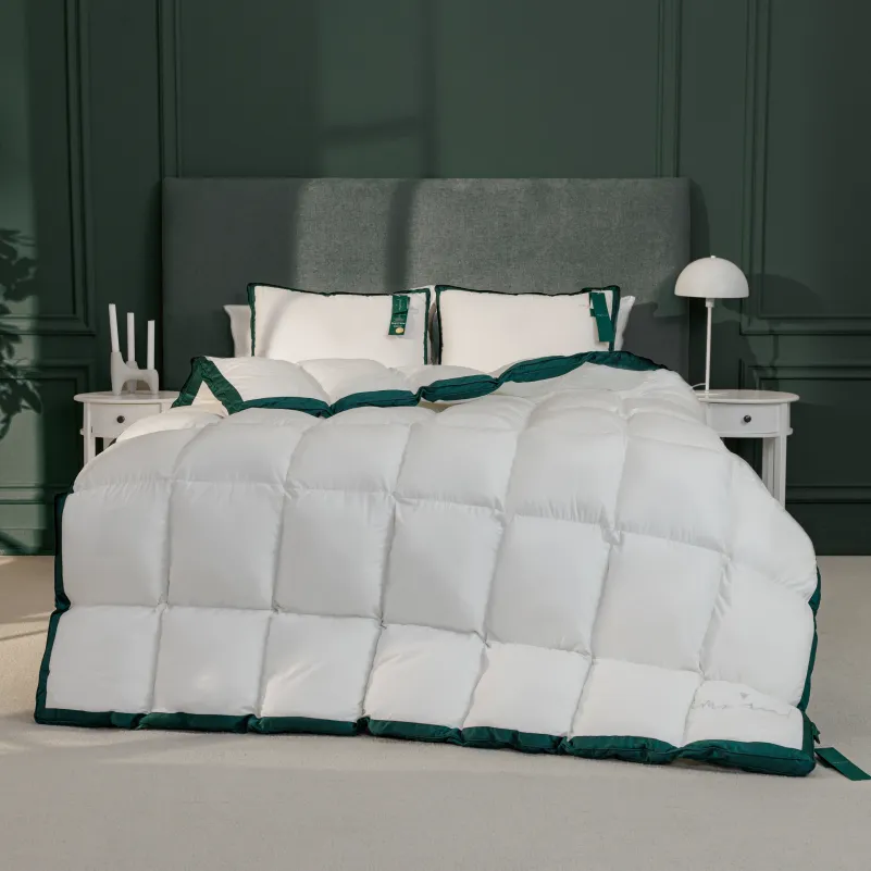 Набір пуховий №10007 "Imperial Satin Luxe" Зима (Ковдра + подушка)