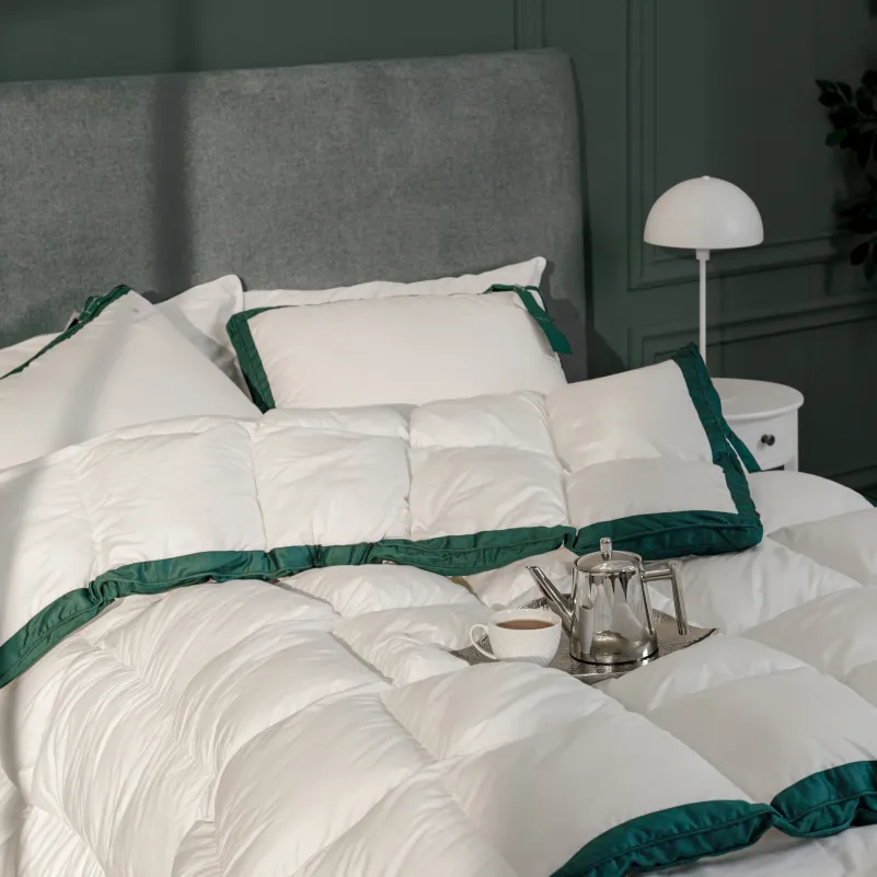 Набір пуховий №10007 "Imperial Satin Luxe" Зима (Ковдра + подушка) - 7