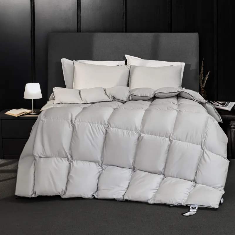 Набір пуховий №9520 "Silver Cloud" Зима + (Ковдра + подушка)