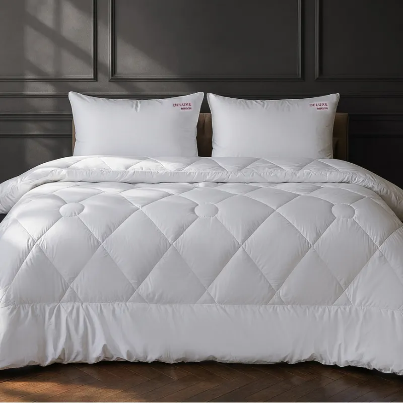 Набор шелковый №9526 "Deluxe Hand Made" Silk Kapok Зима (Одеяло + подушка)