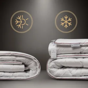 Набор шелковый №9526 "Deluxe Hand Made" Silk Kapok Зима (Одеяло + подушка)