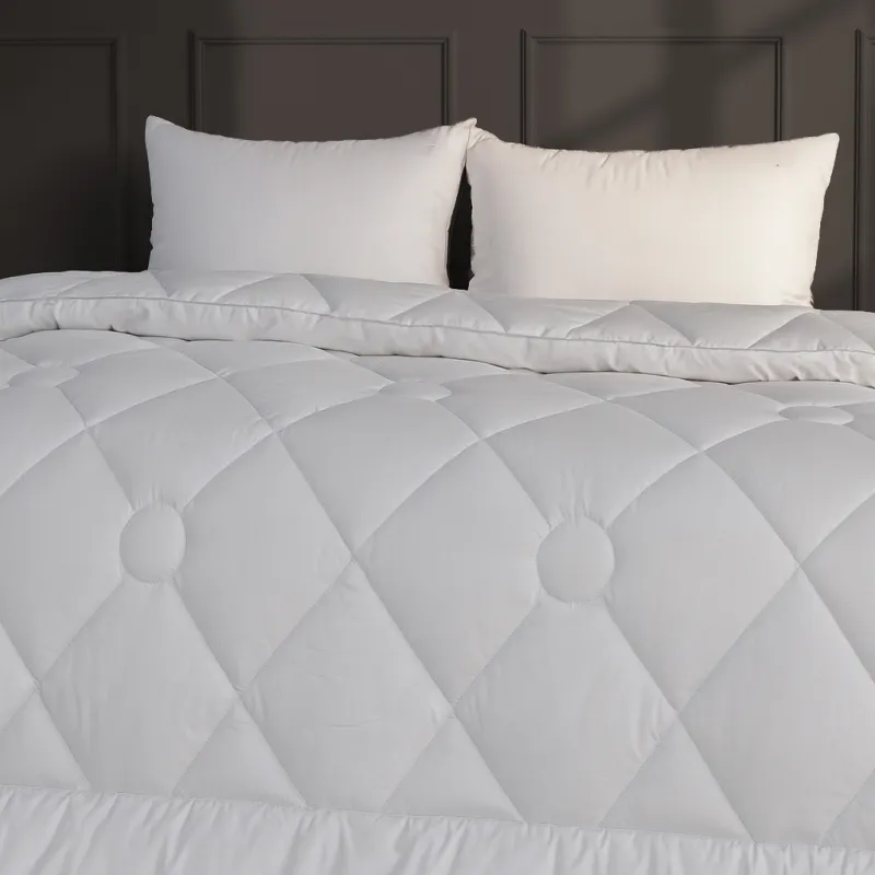 Набор шелковый №9526 "Deluxe Hand Made" Silk Kapok Зима (Одеяло + подушка) - 5