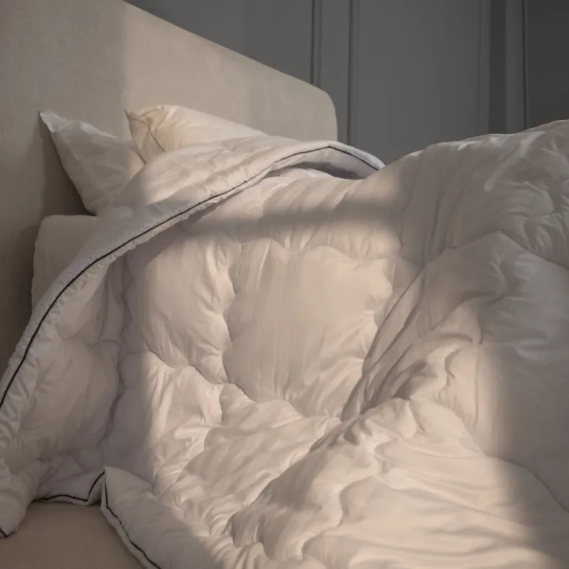 Набір тенсель №9571 "Royal Pearl Hand Made" Tencel Зима (Ковдра + подушка) - 4