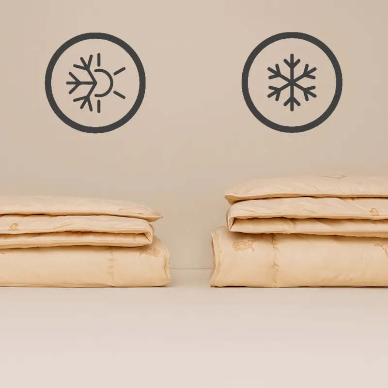 Набор шерсть №9562 "Gold camel" Wool Зима (Одеяло + подушка) - 5