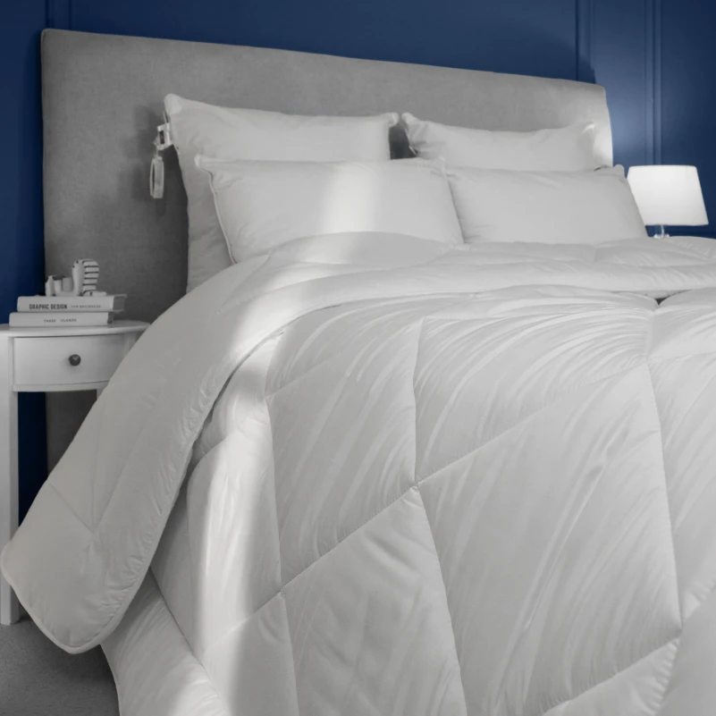 Одеяло хлопковое Eco Light White №1654 хлопок микросатин (супер теплое) - 5