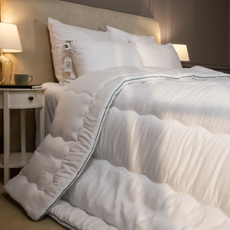 Ковдра антиалергенна Eco Line Hand Made №0603 Tencel мікросатин (зимова) - 5