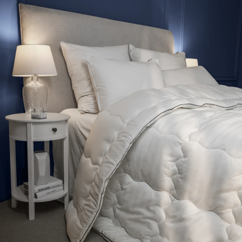 Одеяло хлопковое Royal Pearl Hand Made №1422 хлопок сатин+микросатин (зимнее) - 6