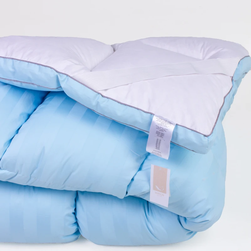 Перина пуховая Valentino 100%пух №711 (с резинкой по углах) высота до 5 см - 10