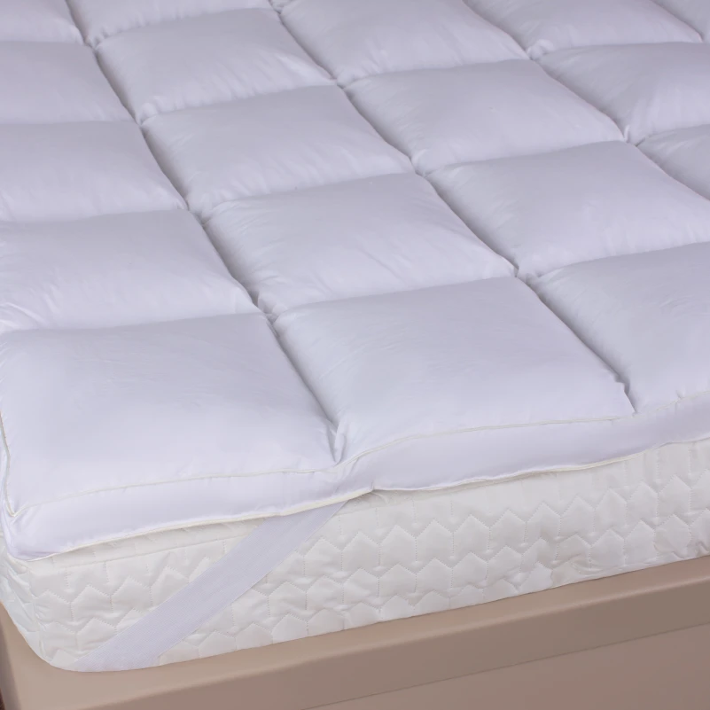 Перина пуховая 10%пух №714 (с резинкой по углах) высота до 9 см - 6