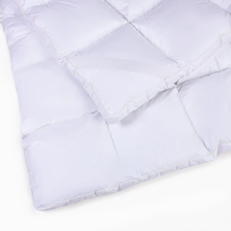 Перина пуховая 10%пух №714 (с резинкой по углах) высота до 9 см - 11